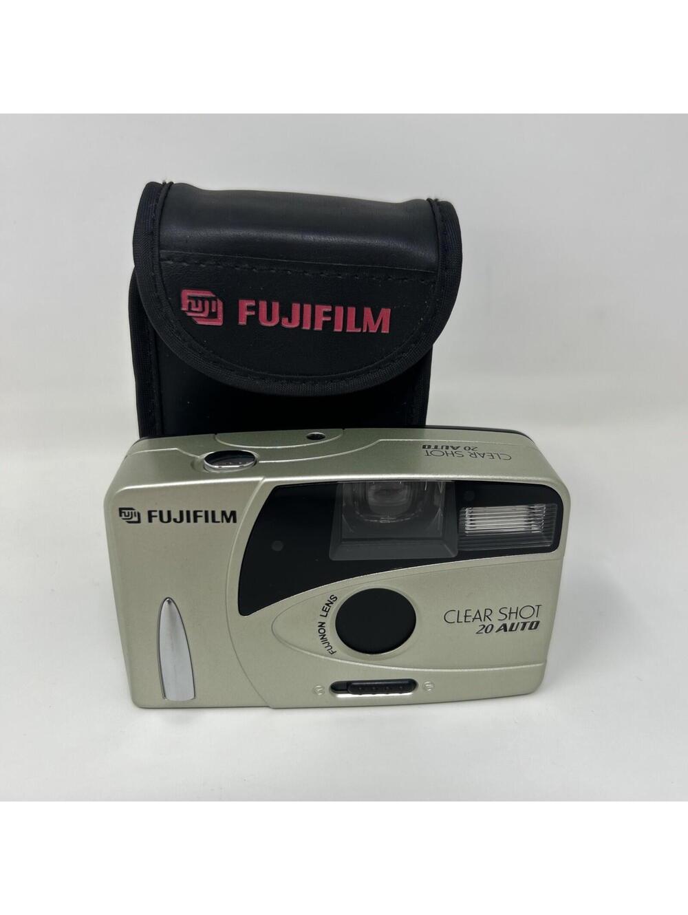 Fujifilm Clear Shot 20 Auto Point & Shoot 35mm Film Camera - Battery Tested